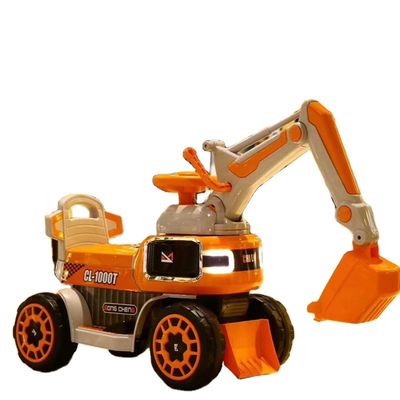 Plastic elektrische graafmachine Autospeelgoed voor kinderen 2022 Jaar Geschenken Leeftijdsbereik 2 tot 4 jaar