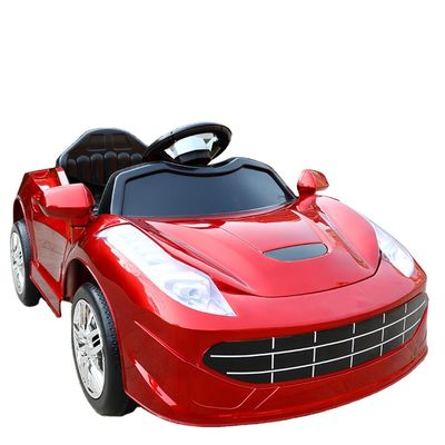 98cm*63cm*43cm Grootte Plastic elektrische rit voor 6 jaar 1 zitplaats en afstandsbediening 6V