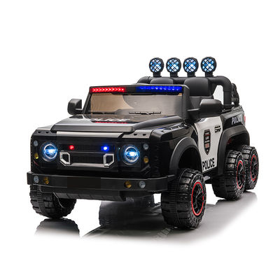12v batterij aangedreven elektrisch speelgoed voor kinderen monster politie rijden op auto voor kinderen plastic