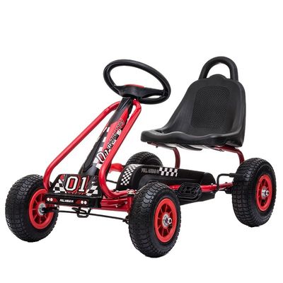 Ride On Toy Verstelbare stoel Handrem Vierwiel pedaal Go-Karts voor het plezier van kinderen