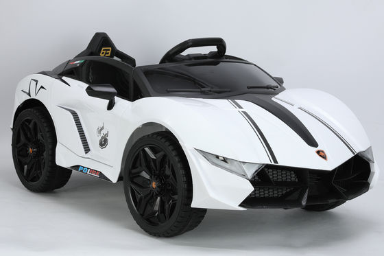 Unisex elektrisch speelgoed voor kinderen met dubbele deuren LED-licht Vier wielen Race Ride On Car 113X66X47cm