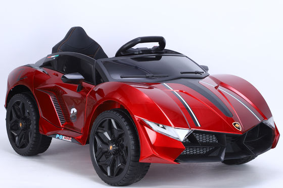 Unisex elektrisch speelgoed voor kinderen met dubbele deuren LED-licht Vier wielen Race Ride On Car 113X66X47cm