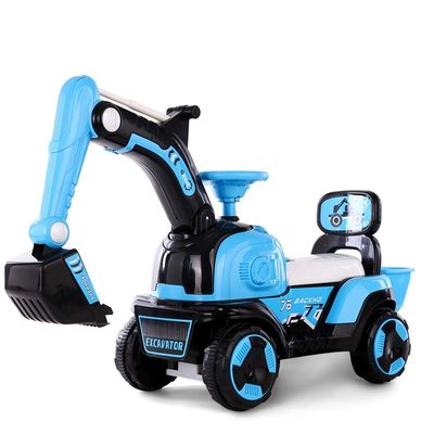 Elektrische graafmachine voor kinderen Rijden in de auto met licht en muziek Graafmachines voor kinderen