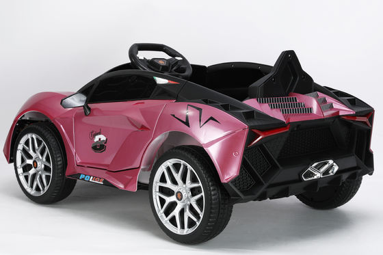 Unisex elektrisch speelgoed voor kinderen met dubbele deuren LED-licht Vier wielen Race Ride On Car 113X66X47cm