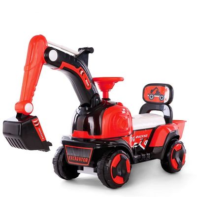Kinderen accu aangedreven RC Sexcavator Rijden met auto met lichten en muziek G.W. 5,6 kg