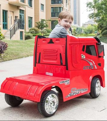Muziekfunctie 12V7AH*1//390 *4 Kinderen elektrische rit op de vrachtwagen voor buiten spelen