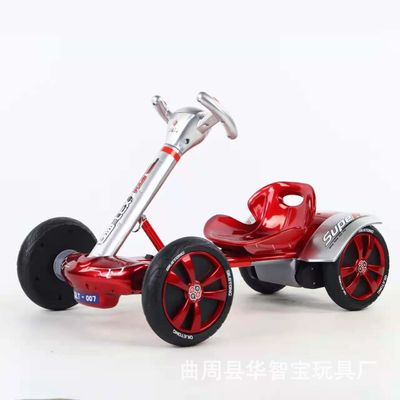 Batterij aangedreven elektrische go-kart voor kinderen met muziek en lichten