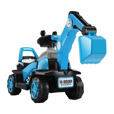 Kinderen elektrische tractor rijden op de auto voor met batterij aangedreven elektrische graafmachine auto's