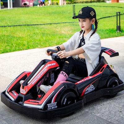 G.W. N.W. 19kg/16kgs Kinderen Outdoor Electric Go Kart Car 12V Battery Power en 4 Wielen