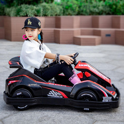 G.W. N.W. 19kg/16kgs Kinderen Outdoor Electric Go Kart Car 12V Battery Power en 4 Wielen