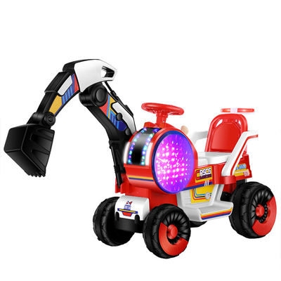 JIAXING Kinderspeelgoed Volledig 6v elektrische graafmachine Rijd op auto voor kinderen Motor 380 * 1 / 380 * 2