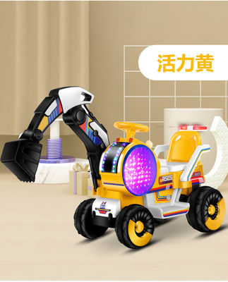 JIAXING Kinderspeelgoed Volledig 6v elektrische graafmachine Rijd op auto voor kinderen Motor 380 * 1 / 380 * 2