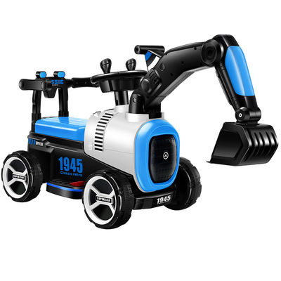 Plastic Kinderen Elektrisch Speelgoed Schuifgraafmachine Rijden op Mini-Constructie Truck voor Kinderen