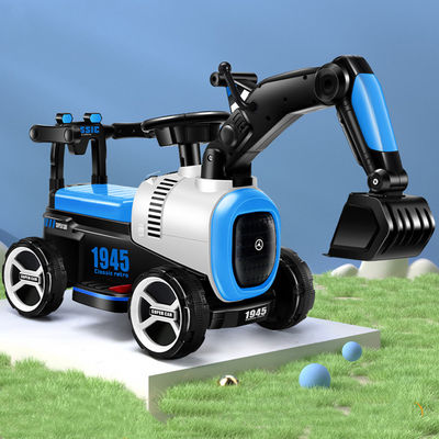 Plastic Kinderen Elektrisch Speelgoed Schuifgraafmachine Rijden op Mini-Constructie Truck voor Kinderen