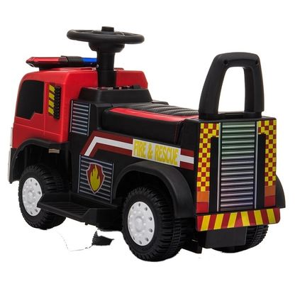 20W*1 Elektrische brandweerwagen met motor en batterij voor kinderen om mee te rijden en met vrienden te spelen