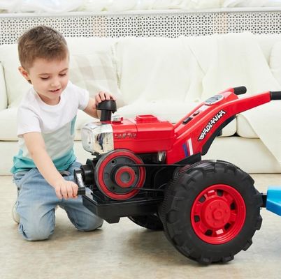 2022 12v elektrische kinderen rijden op de auto met plastic tractor speelgoedbatterij inbegrepen