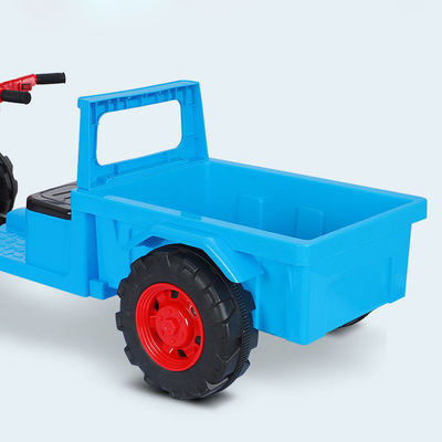 6V accu's elektrische kinderrijden op graafmachine speelgoedwagen met licht en muziek