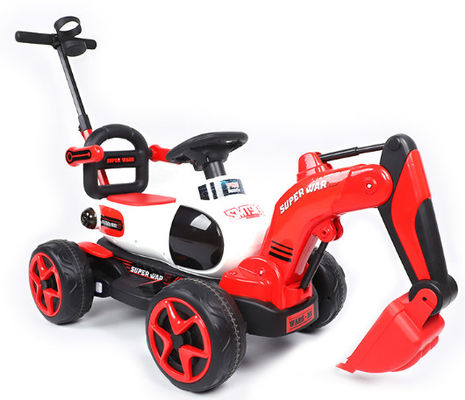 6V380 Clutch Motor Electric Ride On Toy Excavator met elektrische graafarm voor kinderen