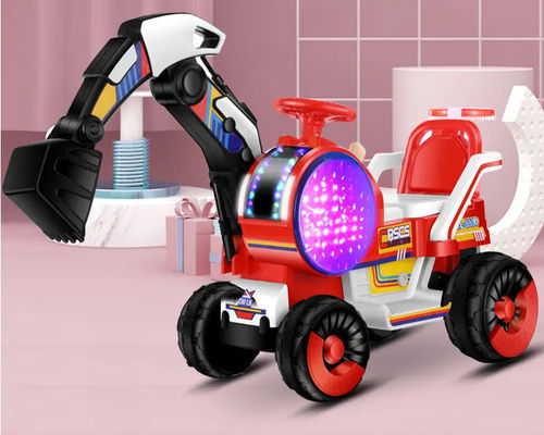 2023 Elektrisch speelgoed voor kinderen Graafmachine Ingenieurswese Rijden met de auto voor kinderen Plastic geel
