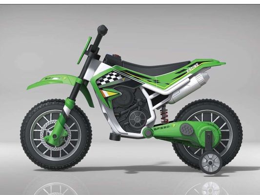 Plastic 12v Kinderen rijden op auto met muziek Langdurige batterij Elektrische motorfiets