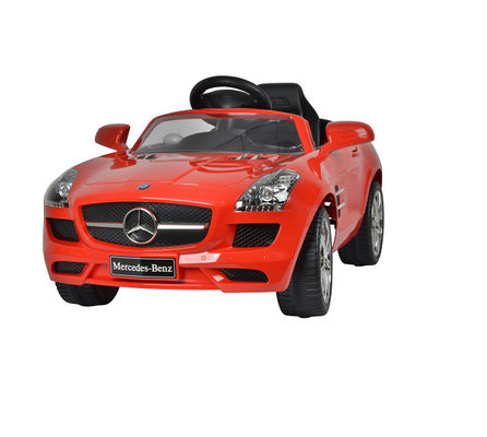 30 kg Max Loading PP Plastic Customized Grade Kinderen Rijden Op Auto Elektrische koplampen
