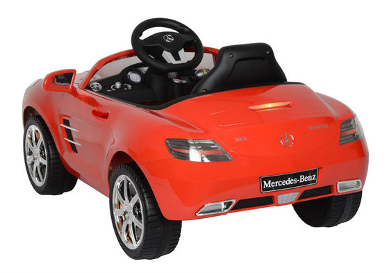 30 kg Max Loading PP Plastic Customized Grade Kinderen Rijden Op Auto Elektrische koplampen