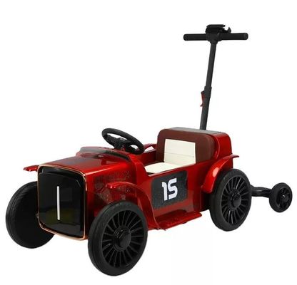 Plastic PP materiaal 12V elektrisch speelgoed met ouderlijk toezicht en aanhangwagen