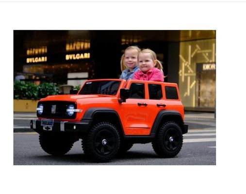 12 volt twee zitplaatsen elektrische buggy auto voor kinderen beste elektrische voertuig grijs PP plastic