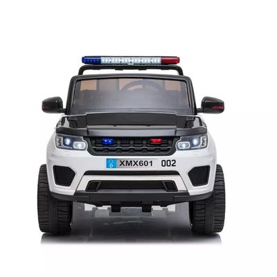 Black Ride On Baby Elektrische politie SUV auto met afstandsbediening speelgoed voor grote kinderen