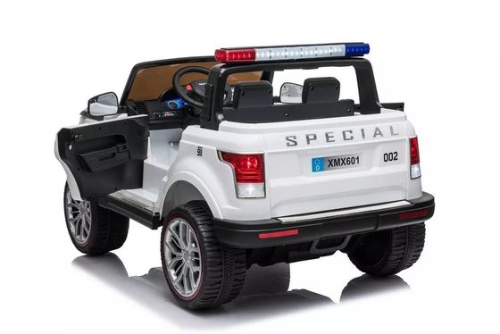 Black Ride On Baby Elektrische politie SUV auto met afstandsbediening speelgoed voor grote kinderen