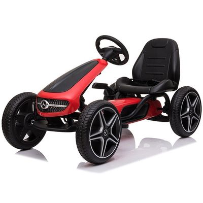 Gecertificeerde kids go kart speelgoed auto voor kinderen batterij aangedreven 4 wielen niet-elektrisch pedaal