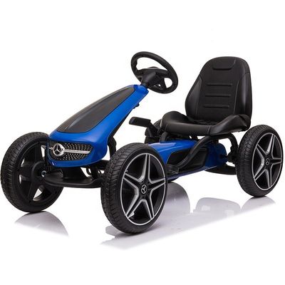 Gecertificeerde kids go kart speelgoed auto voor kinderen batterij aangedreven 4 wielen niet-elektrisch pedaal