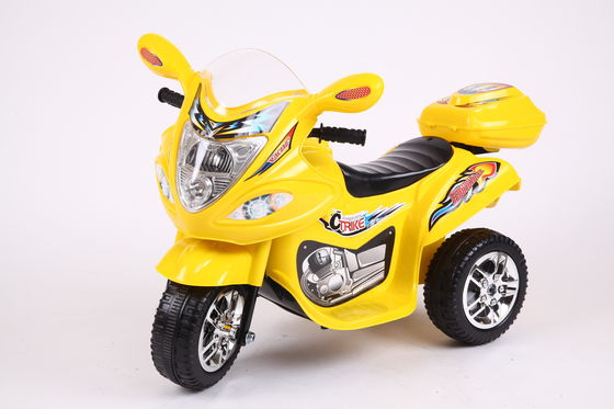 Kinderen op batterij aangedreven motorfietsen met kleurrijke lichten en productgrootte 82*41*51cm