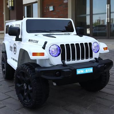 Muziek en afstandsbediening 4 wielen speelgoed auto voor kinderen 12V motor inbegrepen Karton maat 110X60X48