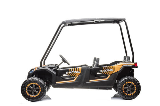 24v batterij 4x4 Plastic UTV Vier zitplaatsen elektrische kinderauto met Carport 4-Wheeler