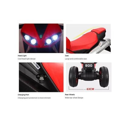 Kinderen oplaadbare offroad 6 volt elektrische rit op de auto kinderen motorfiets met prestaties