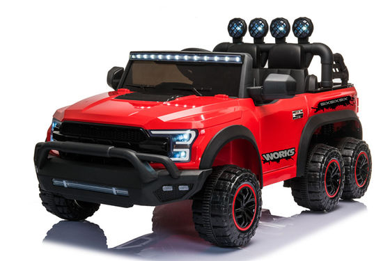 Nieuwste 2022 6 Wheels Classic Electric Big Size 2 Seater Ride-on Car voor 3-8 jaar oud
