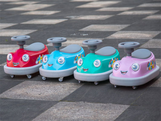 2-6 jarigen muziek baby rijden op scooters met TPE stomme wielen en S02 aansluiting