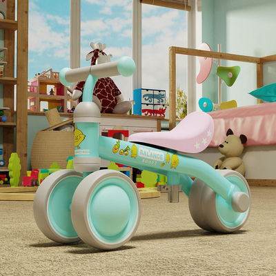 2023 Plastic 2 in 1 Balance Bike Ride On Car Met 4 Wielen Voor Kleuters Kinder Scooter