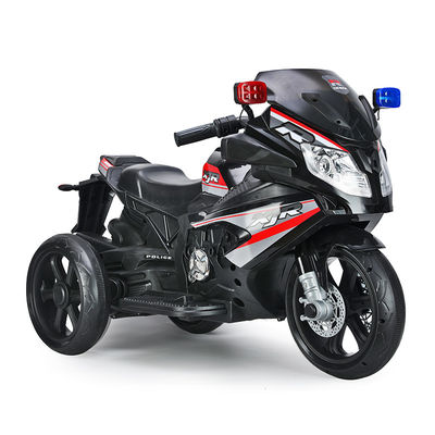 Driewiel elektrische off-road motorfiets voor kinderen in rood/wit/zilver/zwart