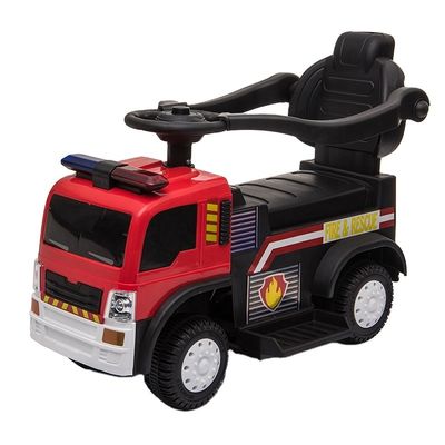 Warm 6V Kinderen Rijden Op Batterij Aandacht Glijdende Brandweer Truck Lichtgewicht En betaalbaar