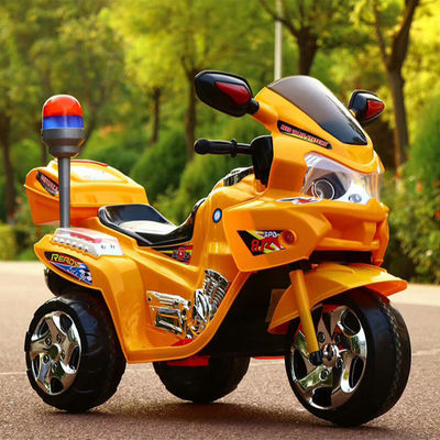 Grote stoel Elektrische motorfiets voor kinderen met muzieklamp Politiefiets Klassieke stijl