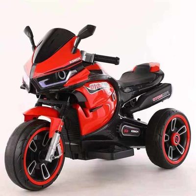 Batterij aangedreven 6v elektrische kindermotorfiets driewieler met muziek en lichte motor 380 * 2