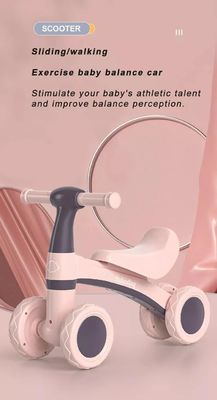 2023 Plastic Balance Bike Scooter Auto voor kinderen Roze/blauw Geen pedaalfiets Fiets