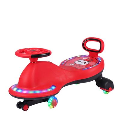 Kinderen rijden op scooter auto fiets speelgoed met muziek lichten en PU stille wielen