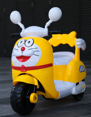 Unisex Kinderen Driewielers Elektrische Motorfiets Met Koele Verlichting Rijden In De Auto