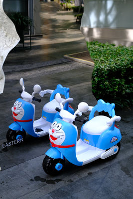Unisex Kinderen Driewielers Elektrische Motorfiets Met Koele Verlichting Rijden In De Auto
