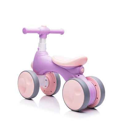 Lichte muziek en bubbelapparaat Balance Bike voor 1-6 jaar Kinderen 4 wielen Auto stijl