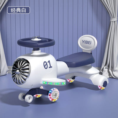 Ride On Toy 2023 Kids Balance Bike Scooter Auto met muziek en mooie blauwe verlichting