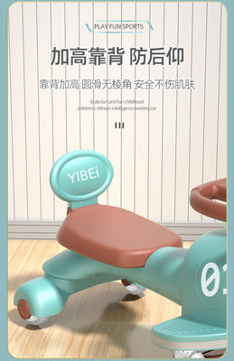 Ride On Toy 2023 Kids Balance Bike Scooter Auto met muziek en mooie blauwe verlichting